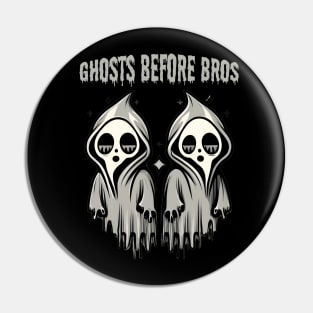 Ghosts Before Bros Pin