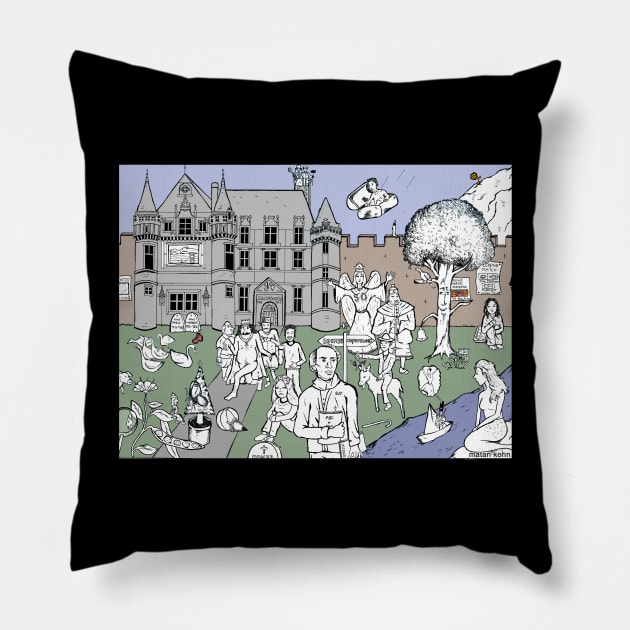 Hans Christian Andersen stories Pillow by matan kohn