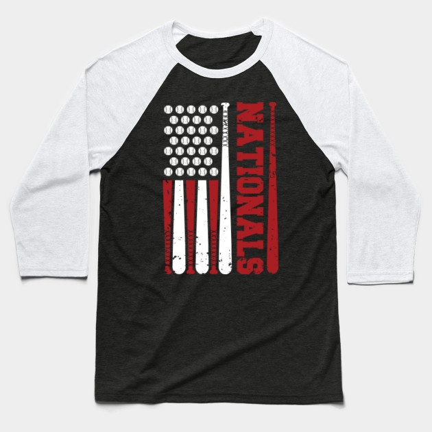 washington nationals american flag shirt