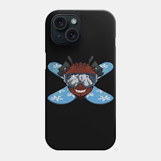 Snowboarding Devil (no caption) Phone Case