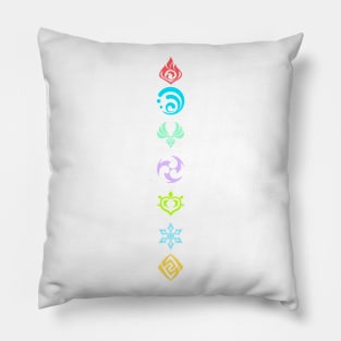 Genshin visions Pillow