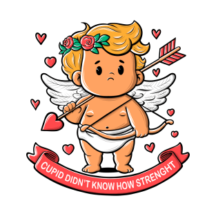 Cupid with bow and arrow T-Shirt