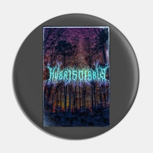 Hubris Debris Sunset Forest Pin