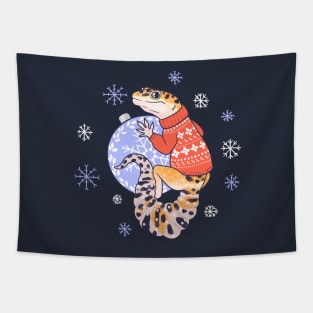 Leopard Gecko in a sweater Tapestry