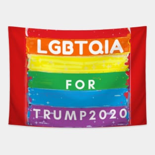 LGBTQIA FOR TRUMP 2020 Mug, Pin, Sticker Tapestry