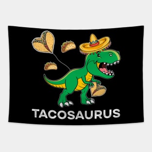 Tacosaurus Taco Dinosaurs Tapestry