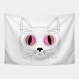 Big Eyed Cat V4 Tapestry