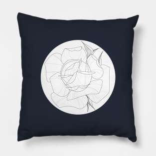 White rose Pillow