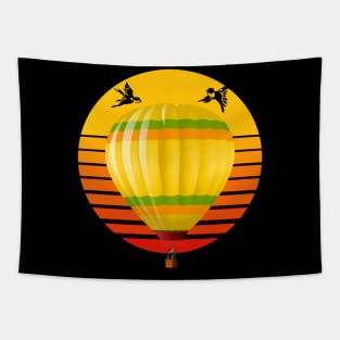 Hot Air Balloon Adventure Simple Beauty Tapestry