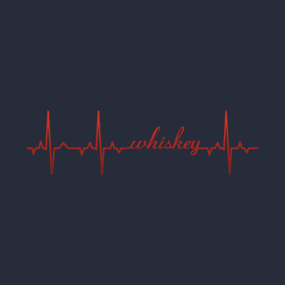 Whiskey EKG T-Shirt