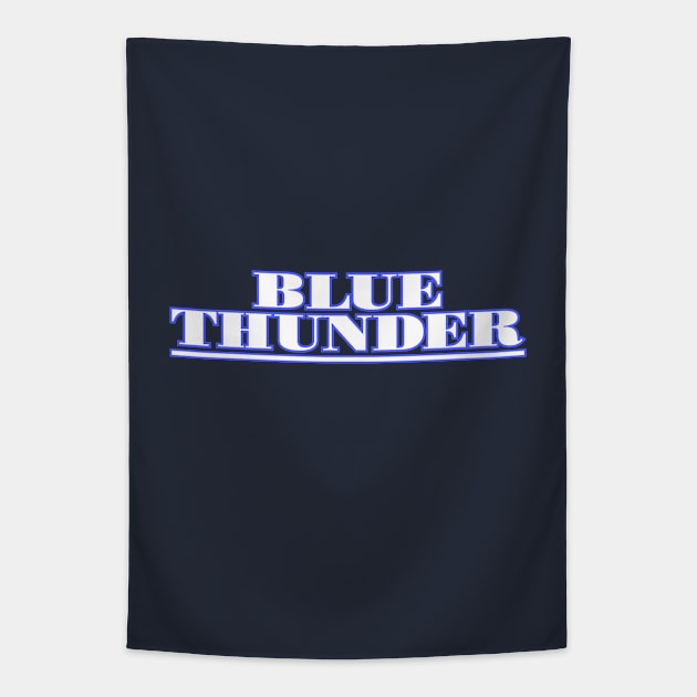 Blue Thunder Tapestry by OrangeCup