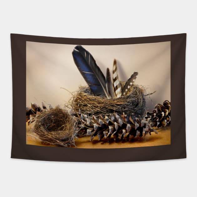 Feathered Nests Tapestry by LaurieMinor