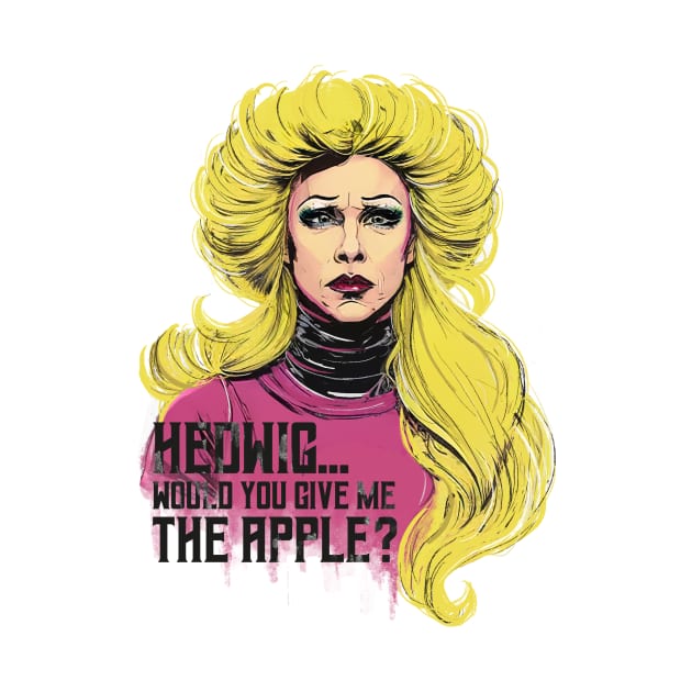 Hedwig would you give me the apple? by wanviana