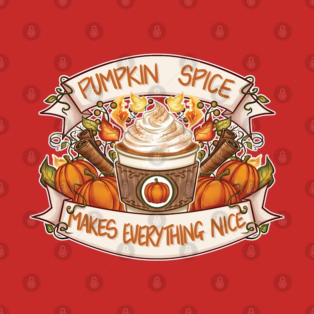 Pumpkin Spice Latte by Vinniedraws