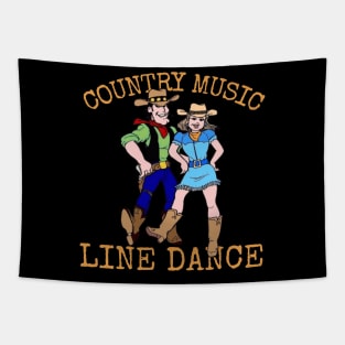 country music line dancing Tapestry