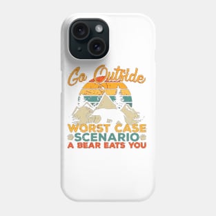 Go Outside camping Phone Case