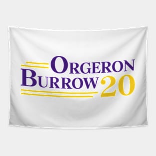 Orgeron Burrow 2020 Tapestry