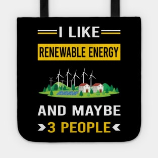 3 People Renewable Energy Tote