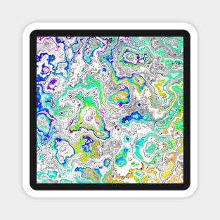 Rivers Original Abstract Design Magnet