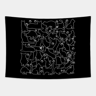 Cat pattern Tapestry