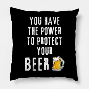 Funny Beer Power Pillow