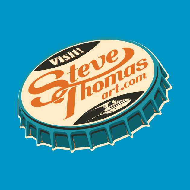 Steve Thomas Art bottle cap by stevethomasart