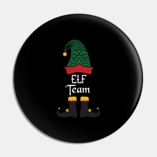 Elf Team Matching Family Group Christmas Party Pajama Pin