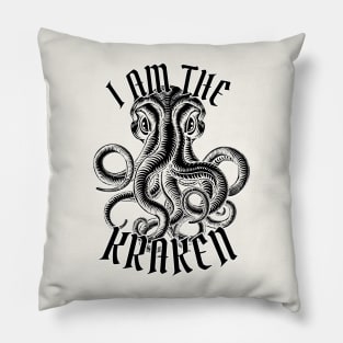 I am the kraken Pillow