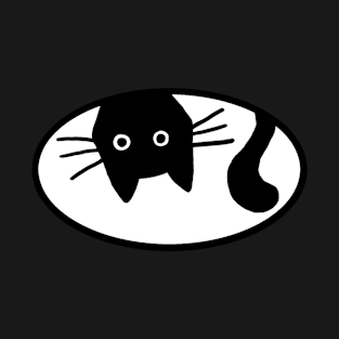 Funny Black Cat T-Shirt