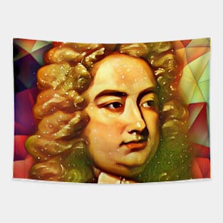 Jonathan Swift Snow Portrait | Jonathan Swift Artwork 15 Tapestry