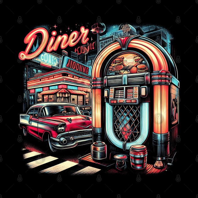 Retro Diner by SimpliPrinter