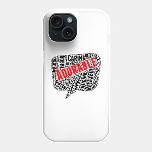 Positive Words, Positive Vibes, Quotes Phone Case