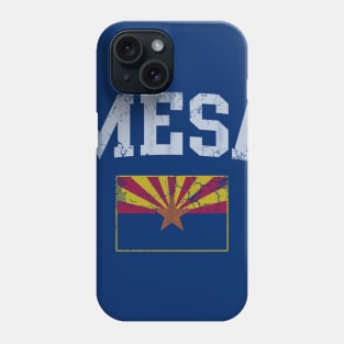 Retro Mesa Arizona Flag Home Love Phone Case