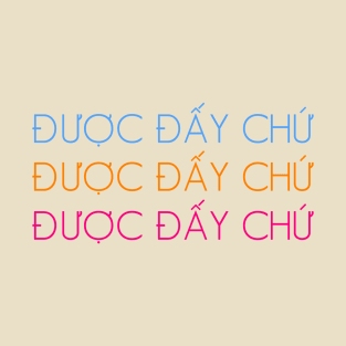 Vietnamese Quote Duoc Day Chu Funny T-Shirt