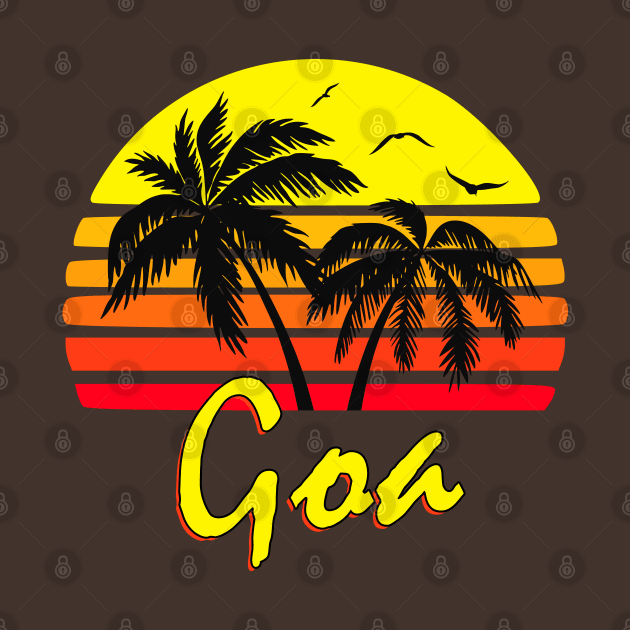 Goa Retro Sunset by Nerd_art