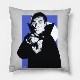 Bela Lugosi - An illustration by Paul Cemmick Pillow