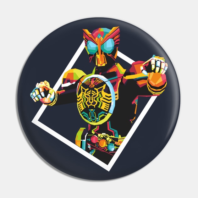 Kamen Rider OOO Pin by desilutfiaa