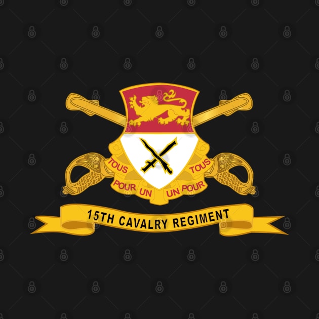 15th Cavalry Regiment w Br - Ribbon by twix123844