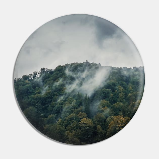 forest on the misty hill Pin by psychoshadow