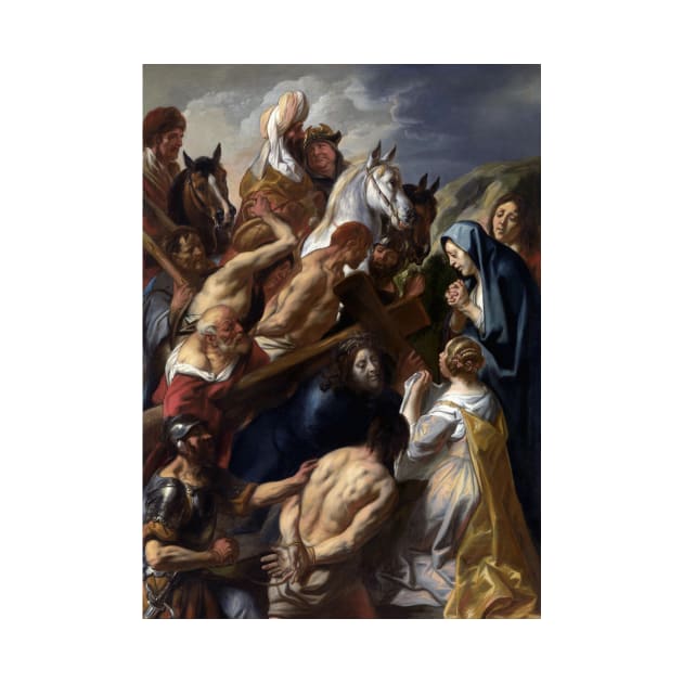 The Carrying of the Cross by Jacob Jordaens by Classic Art Stall