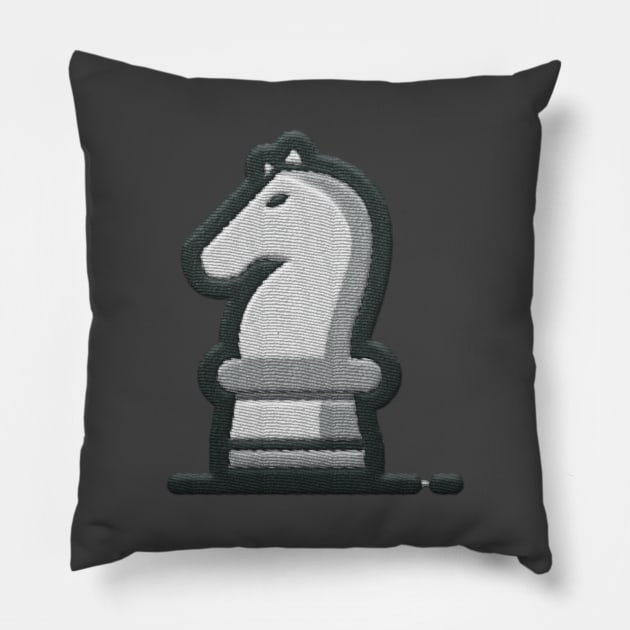 Chess Horse Pillow by aaallsmiles