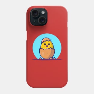 Cute Chick Egg Cartoon Vector Icon Illustration Phone Case