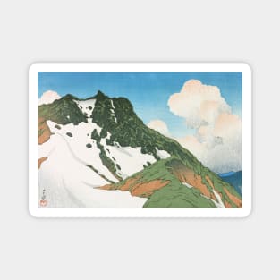 Asahigadake from Mount Hakuba by Kawase Hasui Magnet