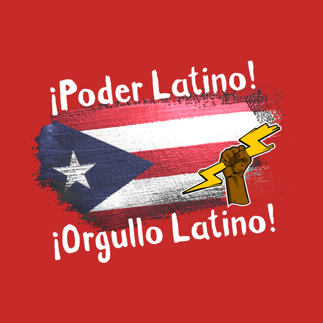 Puerto Rican Power! Puerto Rican Pride! T-shirts for Men! by Touching Lives Urban Apparel