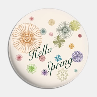 Hello Spring Pin