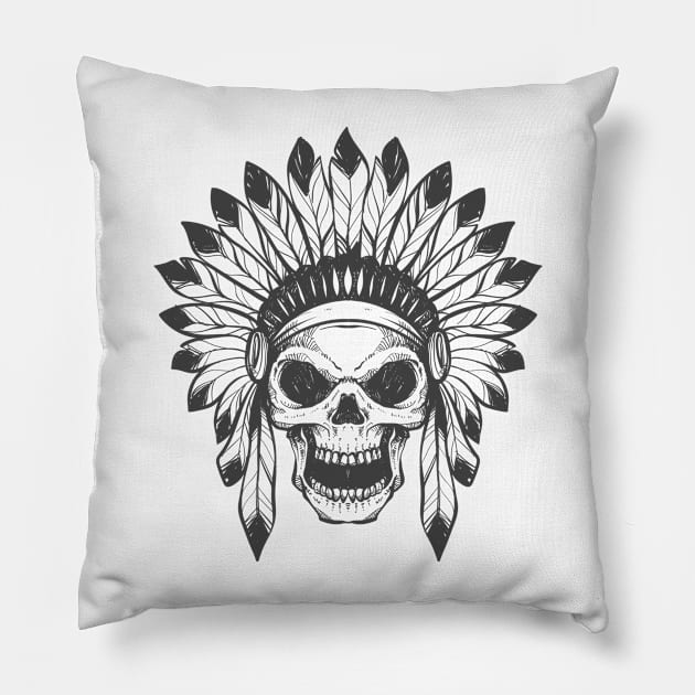 indian apache Pillow by killzilla