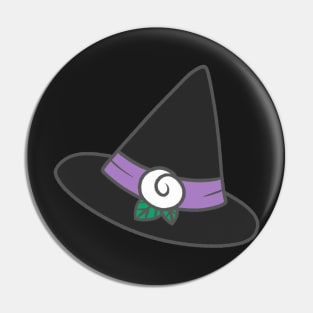 Black witches hat Pin