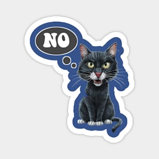 Black Cat says no Magnet