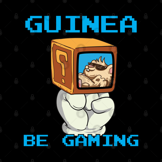 Gift for Guinea Pig Lovers Cute Gaming Guinea Pig by Riffize