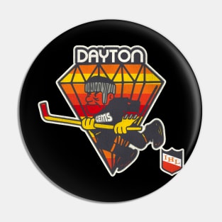 Defunct Dayton Gems IHL Hockey Pin